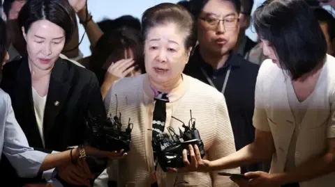 Disputed Church Head Denies Gift-giving Claims Against Former South Korean President's Wife